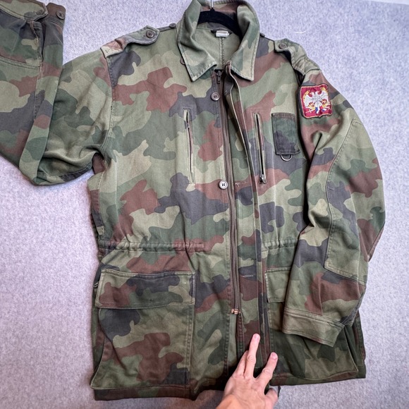 Serbian Army M93 Field Jacket Oak Leaf Camo Two Headed Eagle Patch XL Military - Picture 8 of 9